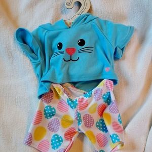 Build a Bear Bunny Sweatshirt and Legging Set